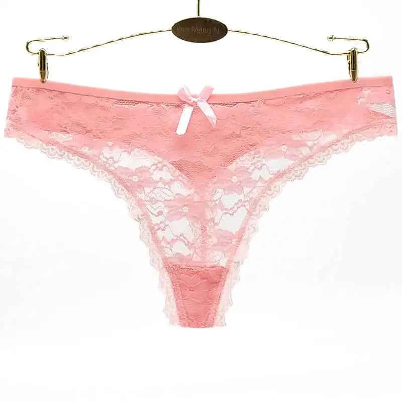 Womens Underwear Sexy Lace Thongs Gtrings T-back Panties Ladies Knickers Lingerie 5 pcs/Lot