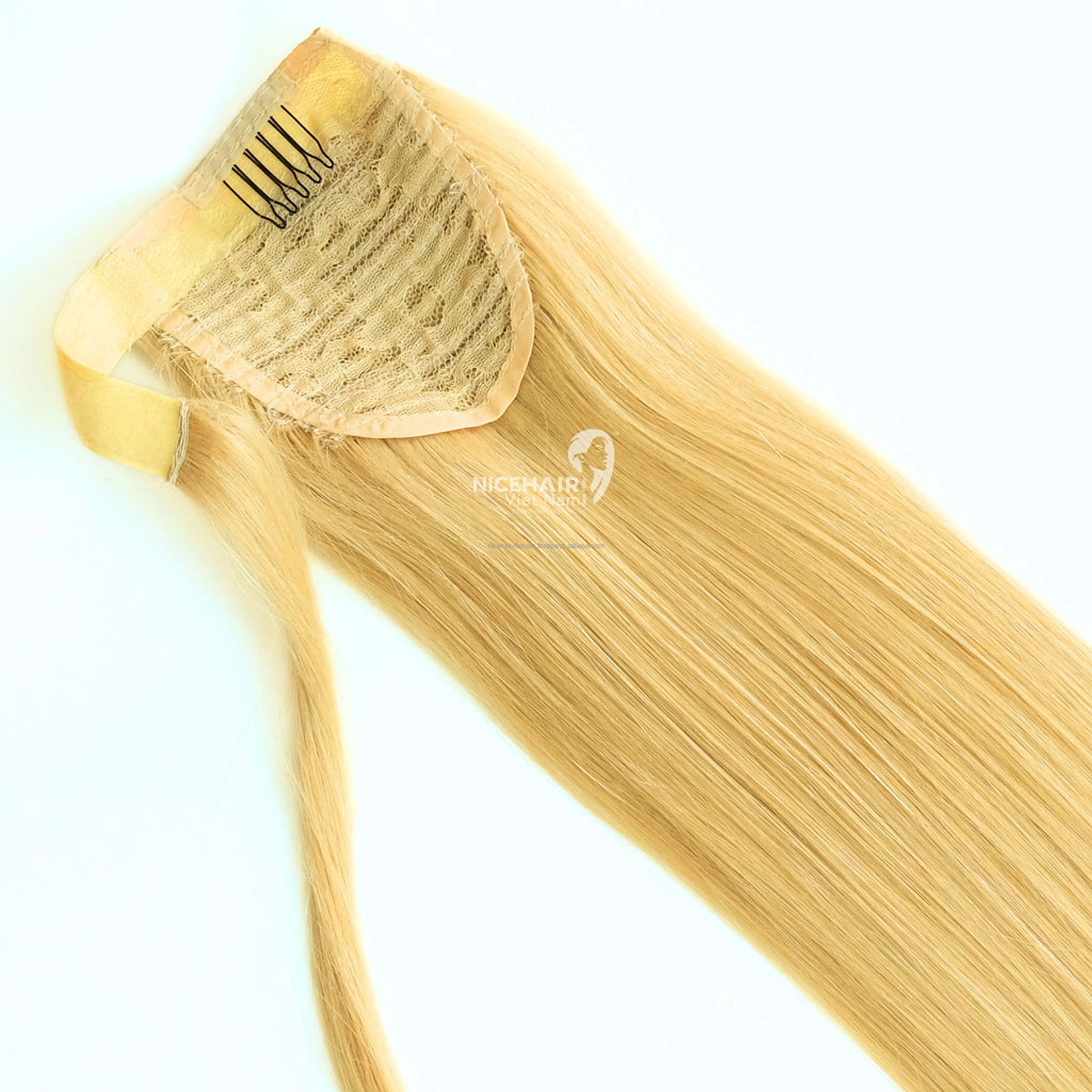 Best 100% Raw Slavic Vietnamese Remy Hair Extensions Smooth and Silky with Natural Body Wave Style for Ponytail Extensions