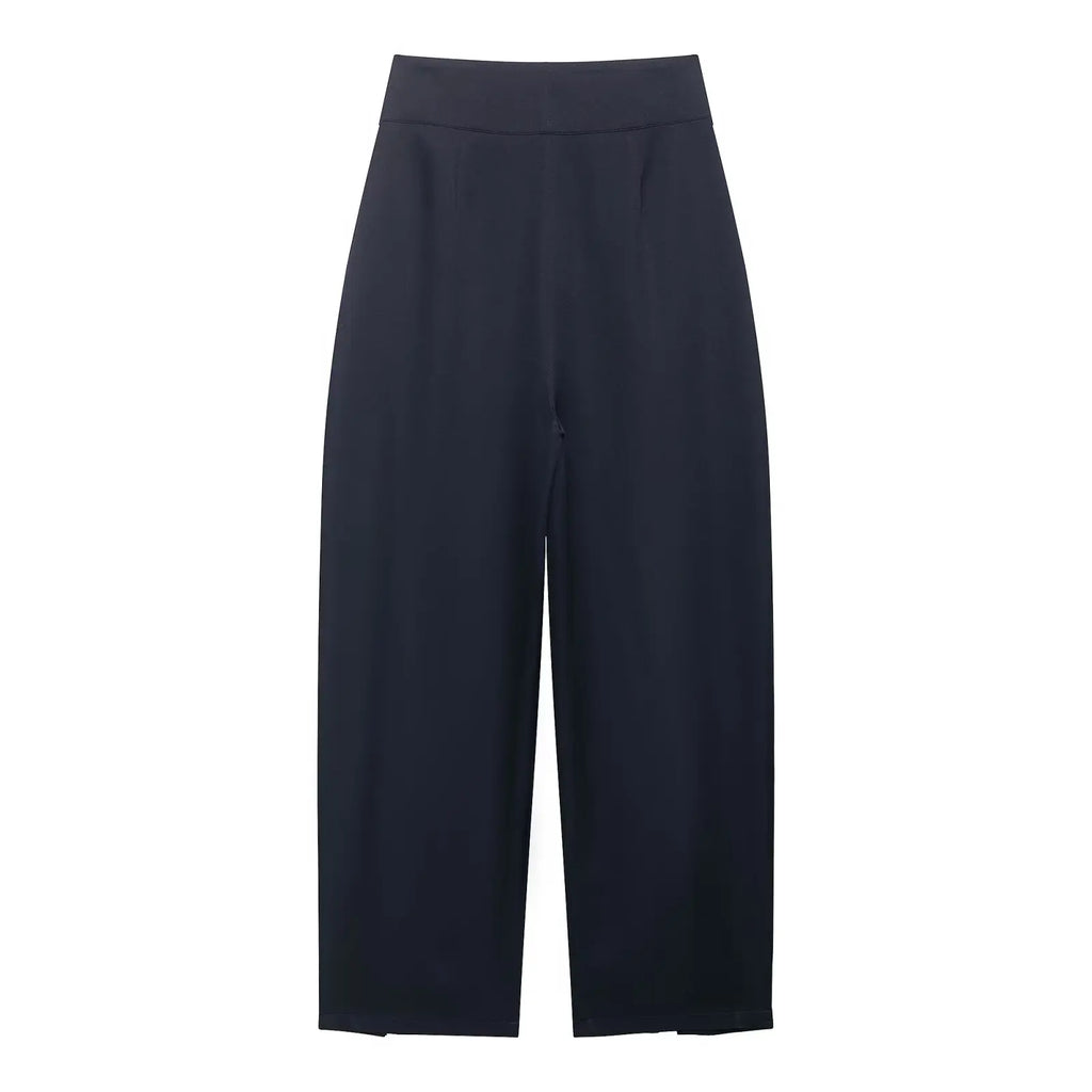 Koekop Office outfits High-waisted pleated balloon Ladies Pants Fashion Office Wear High waist Pants for Women Formal Pants