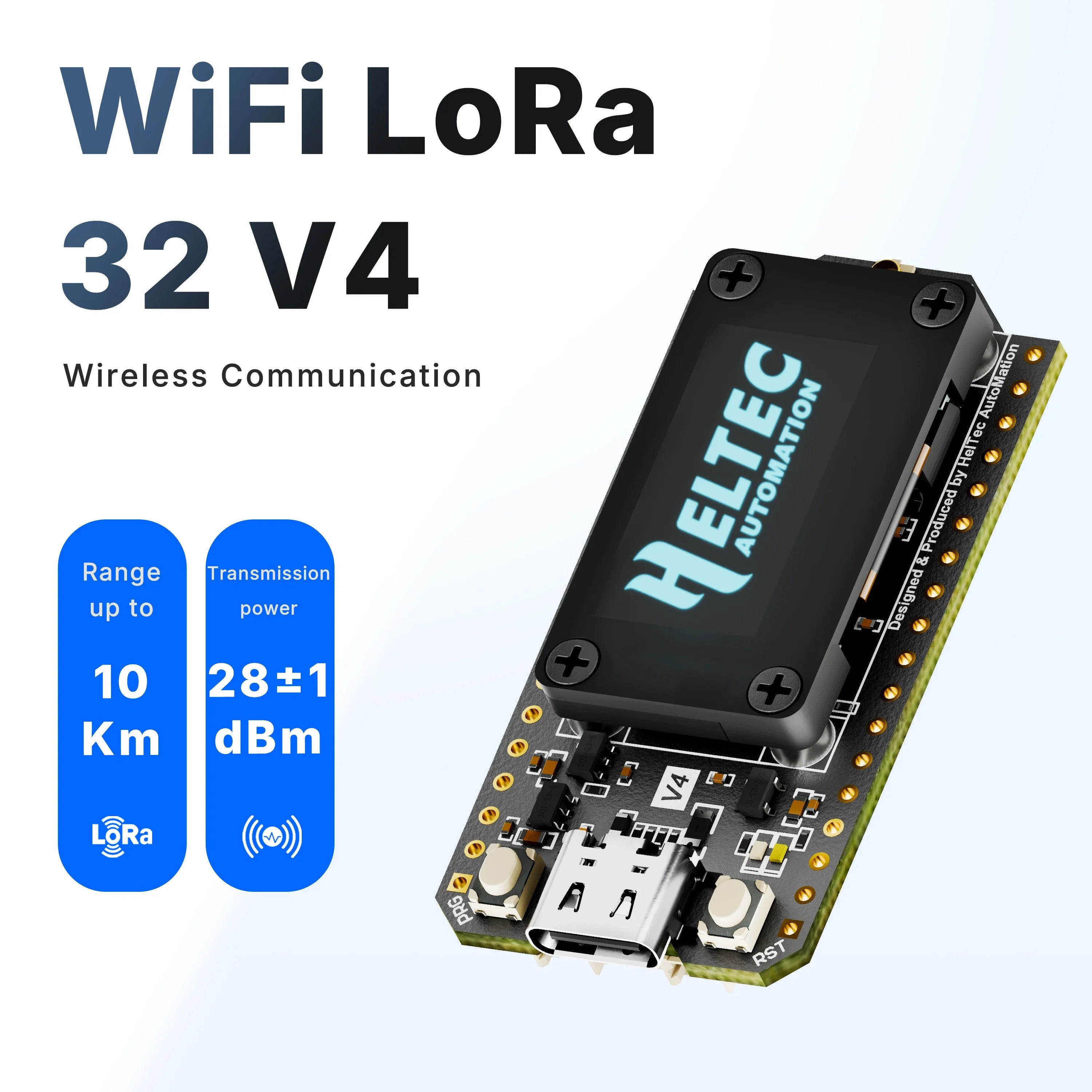 Meshtastic Heltec Wifi LoRa 32 V4 0.96inch OLED ESP32 SX1262 GPS  Solar Powered Dev-Board WiFi BLE Low Power For Arduino IoT