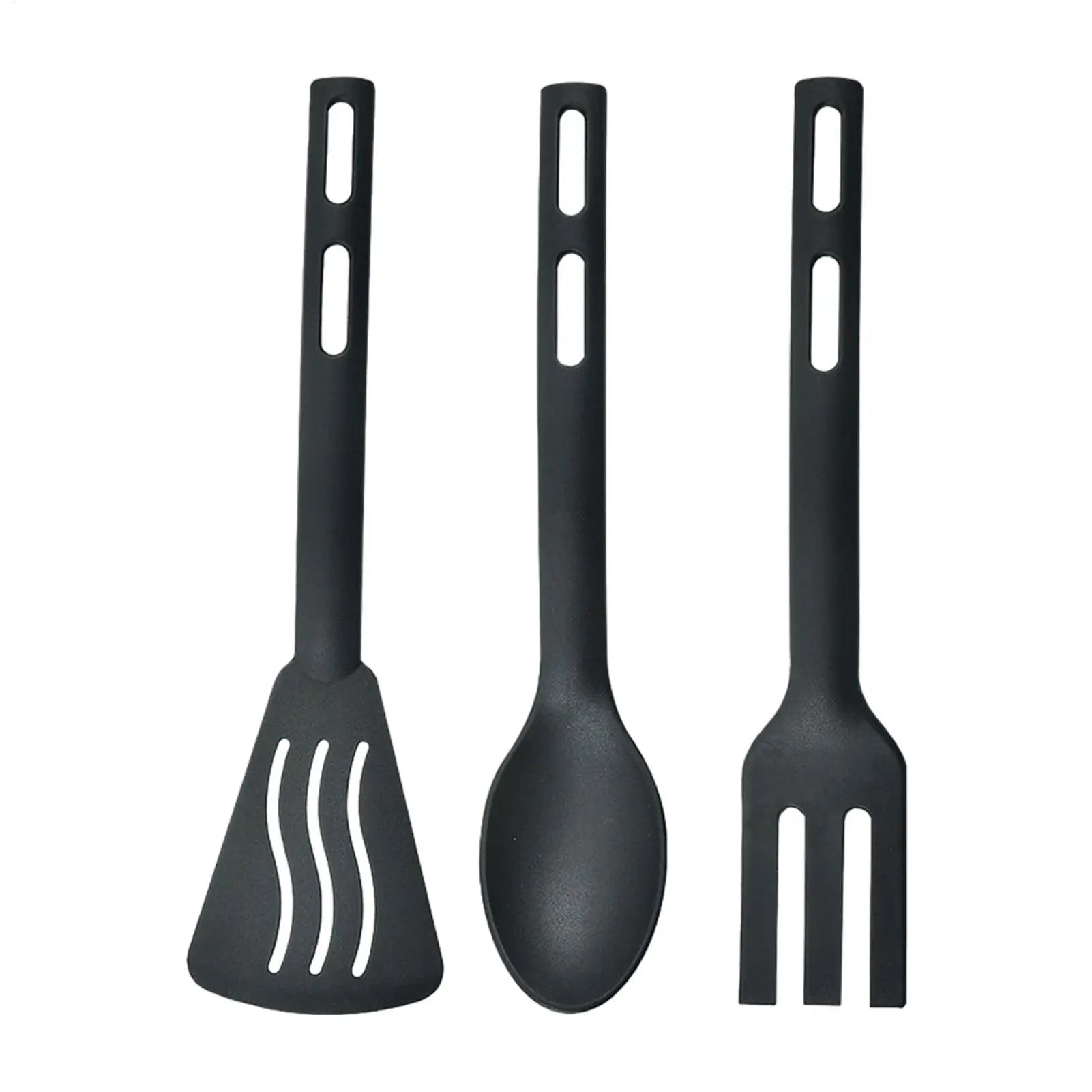 Kitchen Tool Set Nylon Cooking Tools Set Sturdy Cutlery Kit With Non-Stick Spatulas Comfortable Handle Cookware Accessories