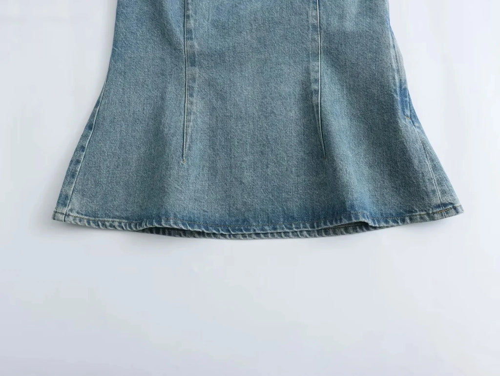 Faionable Versatile Women's Denim Vest S4290 Sexy Top for All Seasons Spring Summer Autumn Winter by WMDR