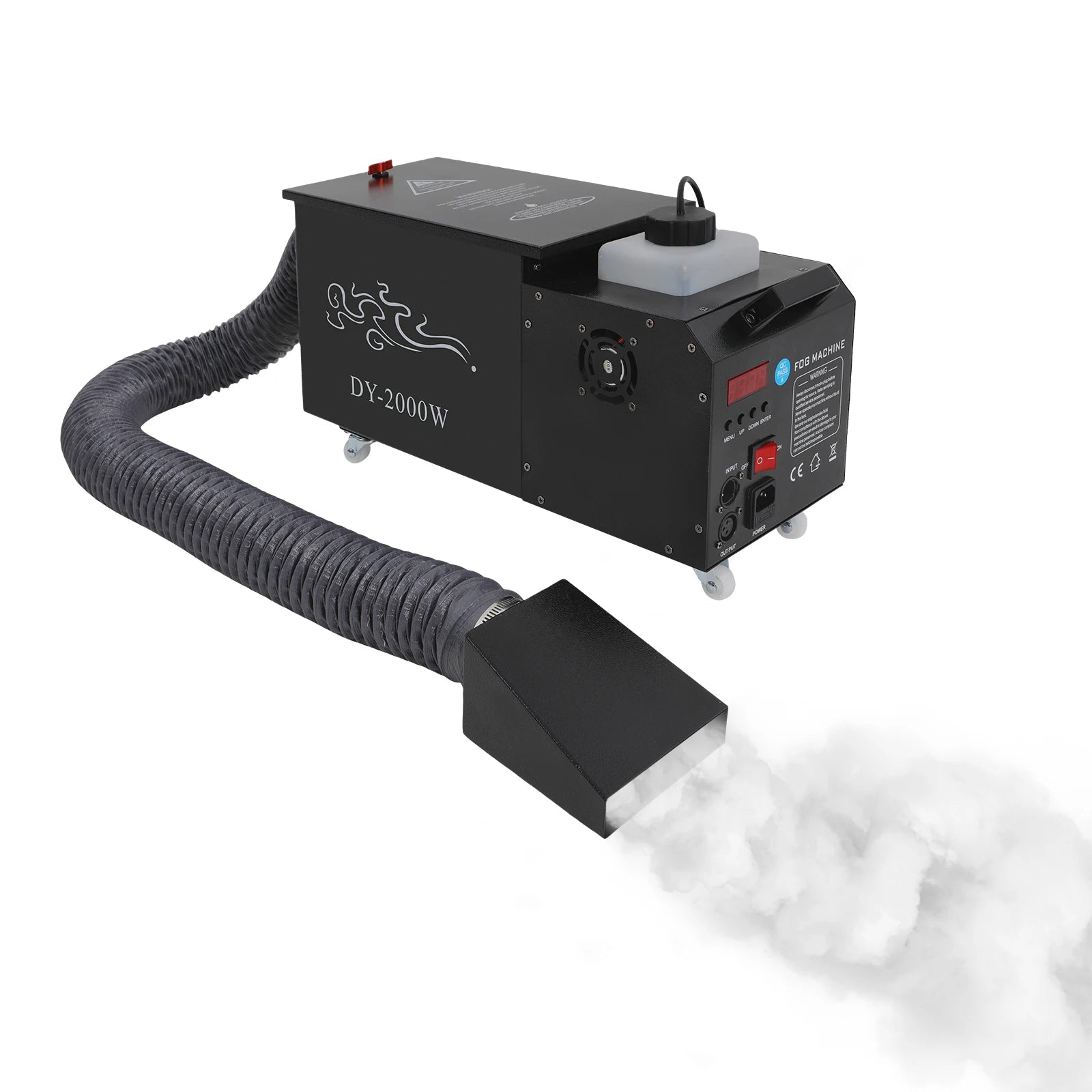 2000W Water Mist Machine Low Lying Fog Machine Ground Smoke Effect Equipment Performance for DJ Disco Wedding Party KTV Stage