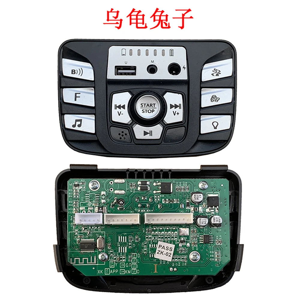12V 24V 301 302 303 JR1927M 2.4G Bluetooth Multifunctional Central Control Panel for Kids Powered Ride on Car Replacement Parts