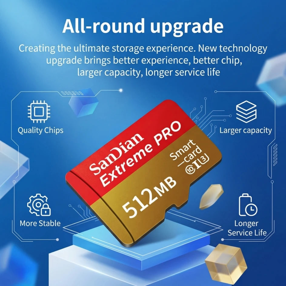 64MB 128MB 256MB 512MB Memory Card High Speed Full HD Video Mini SD Card Newest Micro Card for Phone/Dash Cam/Security Camera