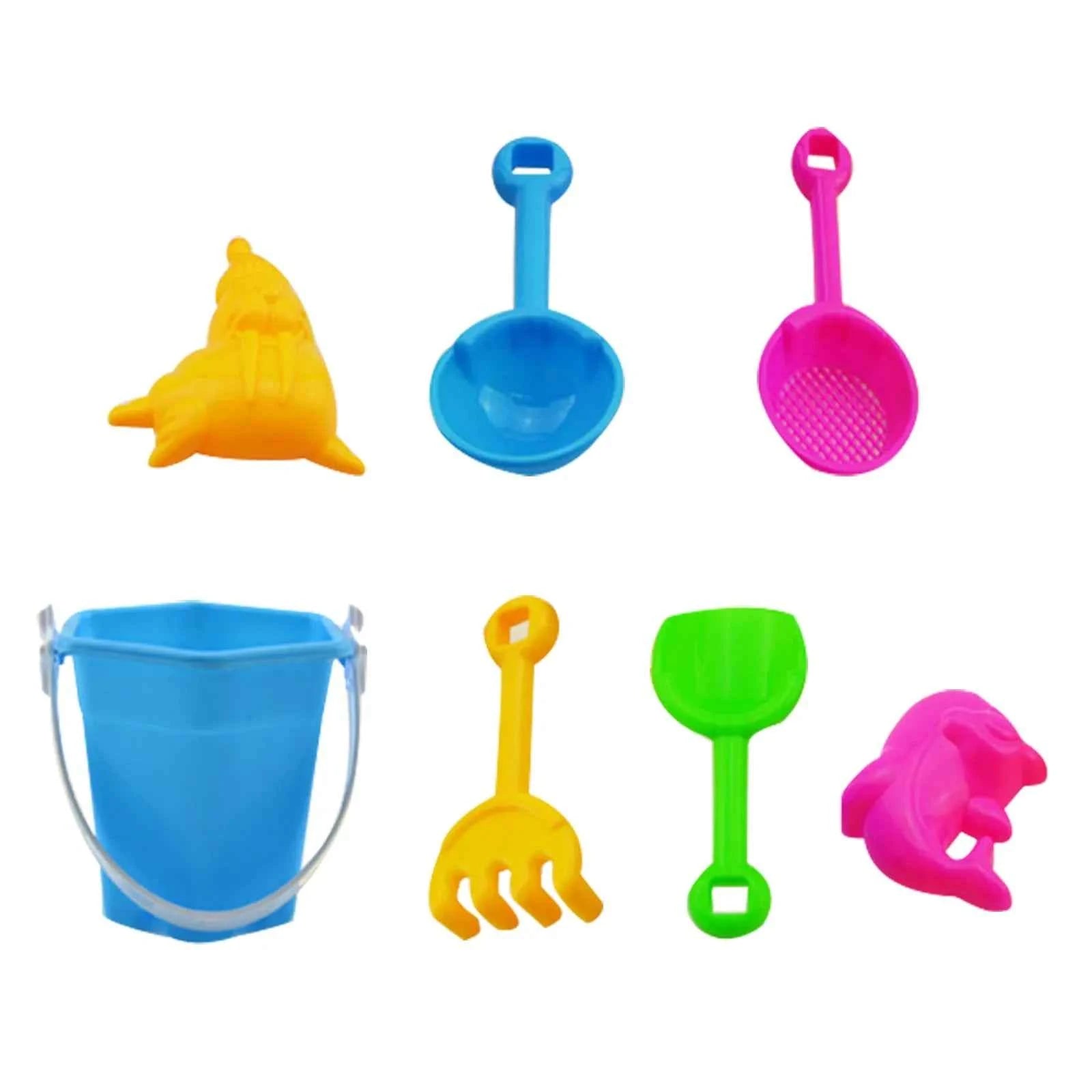 Toys For Children Beach Toy Set for Children - 7 Piece Fun Summer Outdoor Sandpit Play Gifts