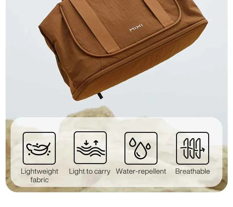 Mixi Travel Bags Women Large Size Capacity Sports Fitness Storage Bag Foldable Duffle Suit Bag For Shoulder Bag Handbag M3020