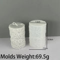 Moule à bougie en silicone colonne papillon fleur, outils de fabrication de savon, résine, plâtre, géométrie, moule à chocolat, décoration d'intérieur, cadeau.