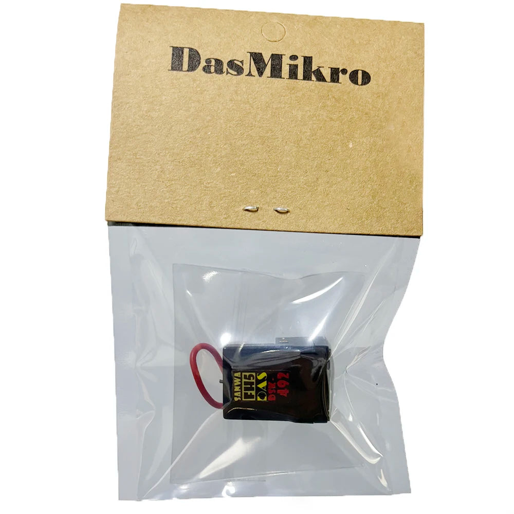 DASMIKRO DSK-492N FH5 COMPATIBLE ANTENNA-FREE RECEIVER V2 FOR SANWA FH-5 M17 M17S MT-5 MT-R FHSS-5