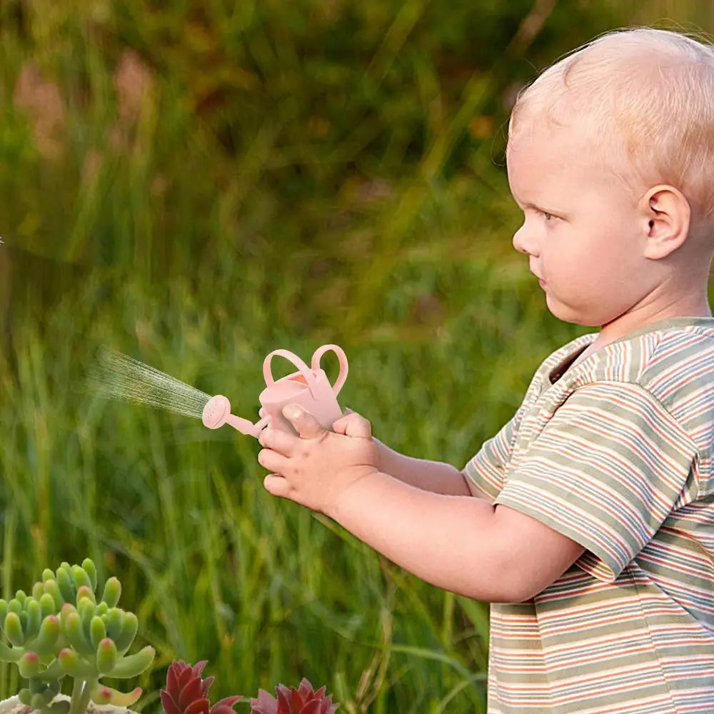 Kids Watering Can Small Childrens Watering Can Flexible Water Tool Kettle Pot for Flower Succulents Garden Outdoor Indoor