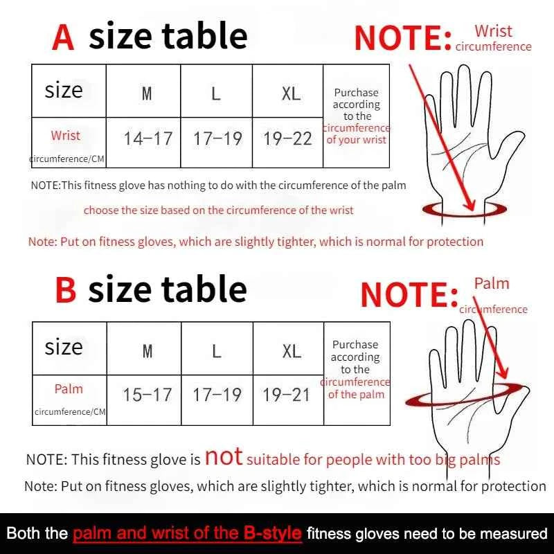 Training Sport Gloves for Men Women Workout Gloves Fitness Body Building Weightlifting Gym Hand Wrist Palm Protector Gloves