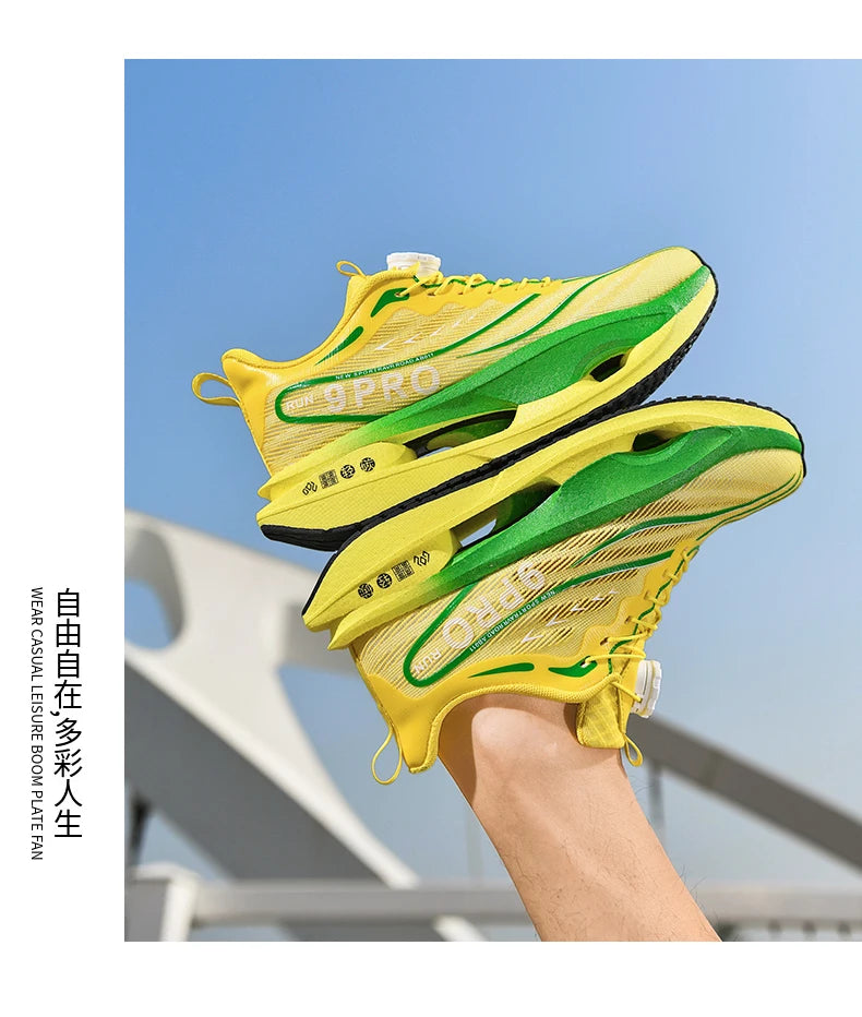 Men's Sneakers Trend Carbon Board Marathon Running Sports Shoes For Men New Basketball Women's Athletic Nonskid Walking Sneakers