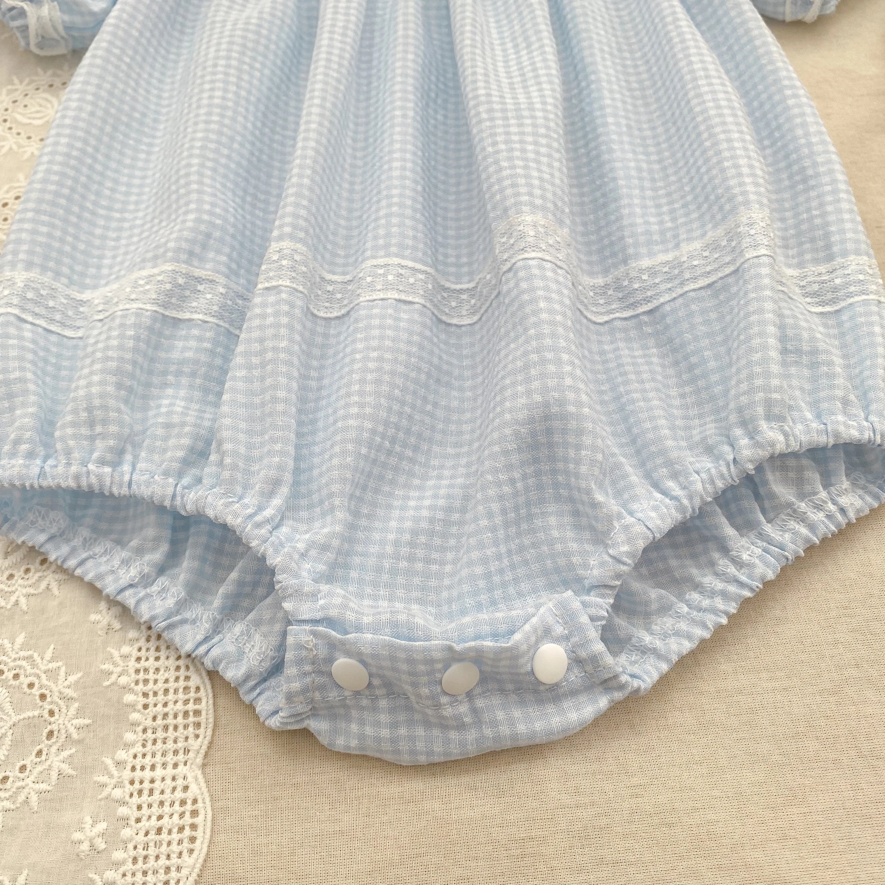 2026 Summer Baby Girl Embroidered Collar Bodysuits 0-24M Baby Girl Romper Newborn Short Sleeved Baby Girl Yellow Jumpsuit