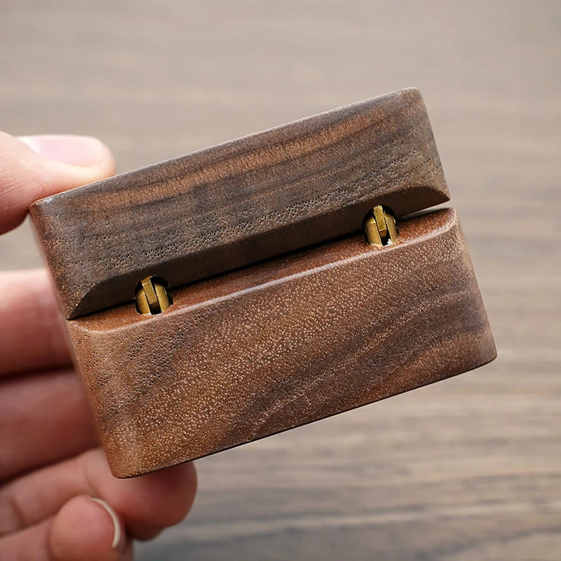 Wood Jewelry Box Wedding Ring Box Earring Rings Box Jewelry Organizer Box Luxury Jewelry Gift Packaging Box Bracelet Package