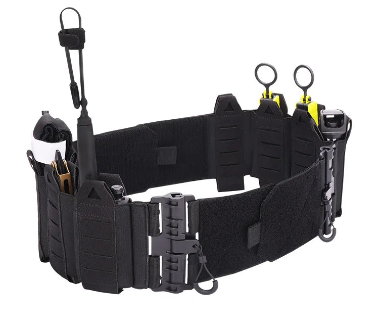 YAKEDA Tactical Vest 6094 Fast detachable light laser cut outdoor hunting black gear carry vest of high quality 1000D nylon