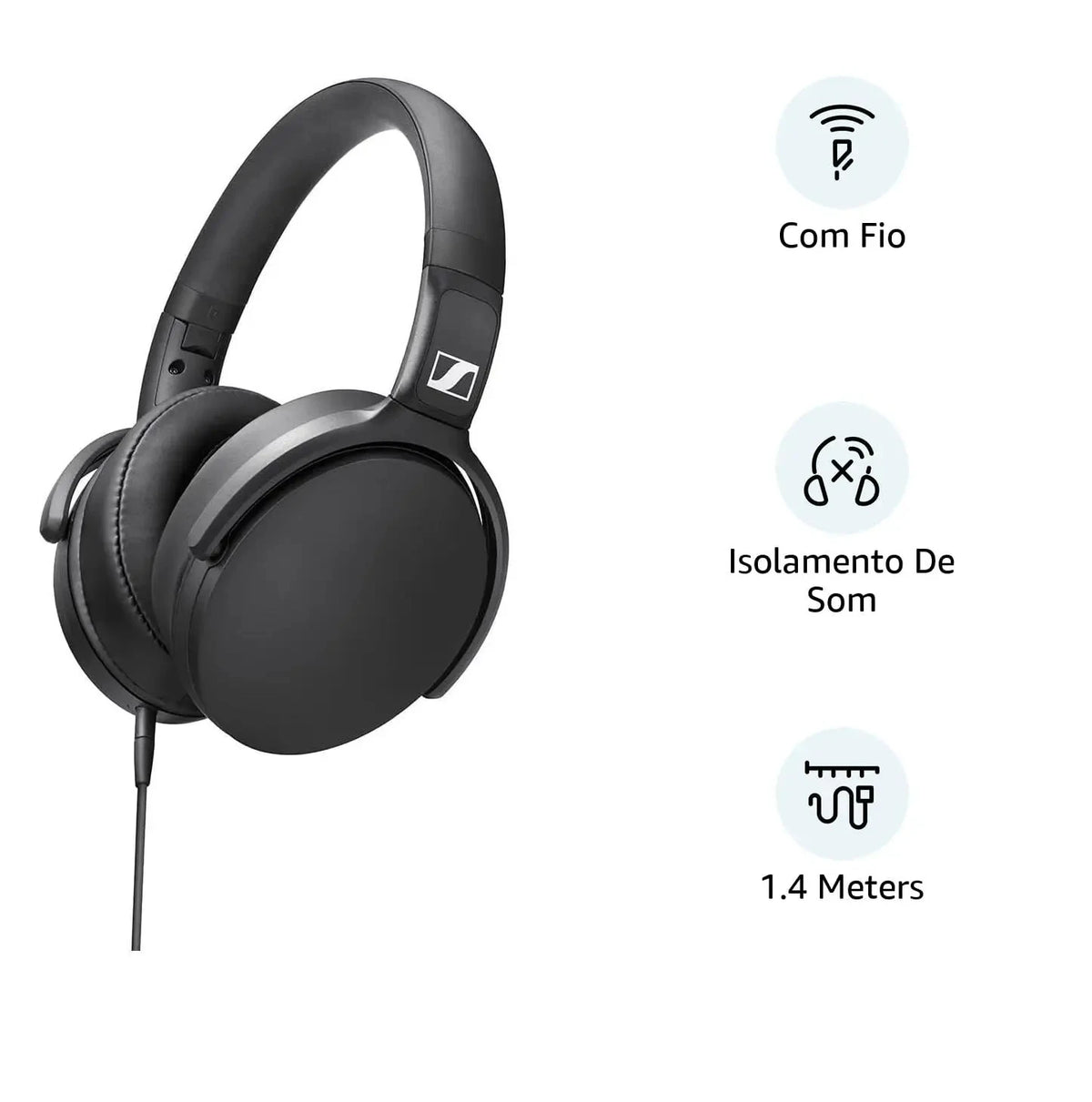Wired Over-Ear Gaming Headphones With Mic – Noise Isolating