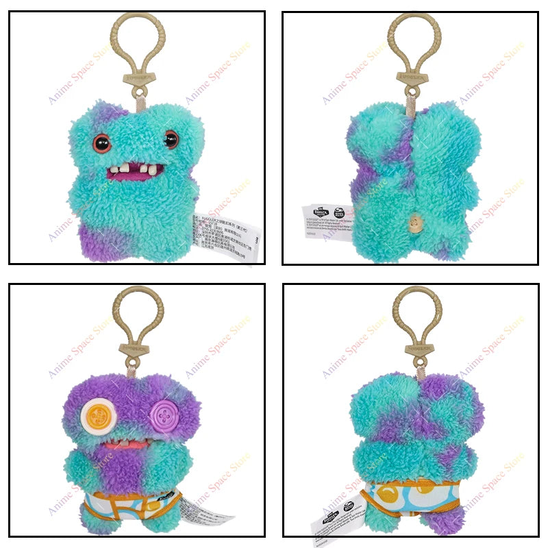 Original Fuggler Plush Keychain Ugly Monster Screech Munch Rabid Rabbit Wide Eyed Weirdo Annoyed Alien Stuffed Peluche Toys