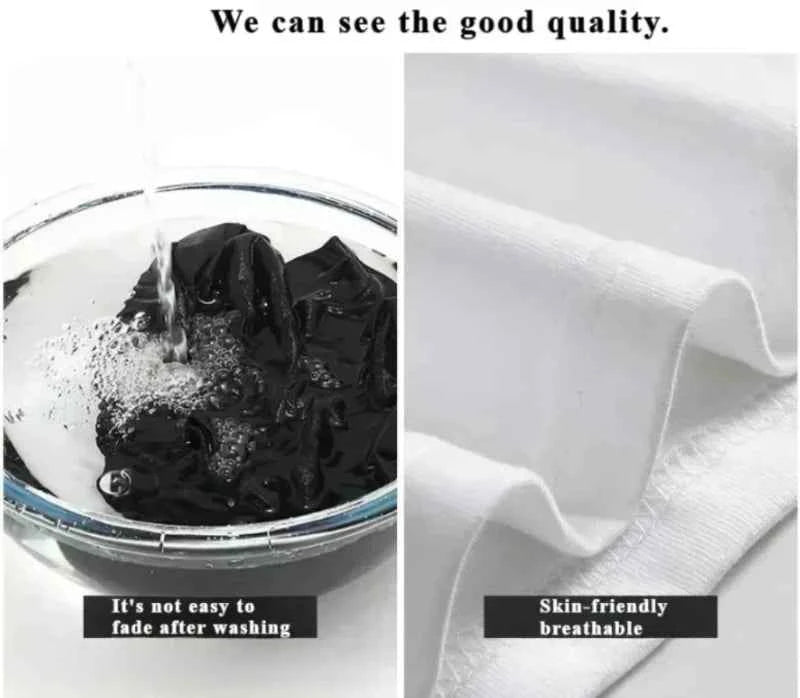 Summer 100% Pure Cotton Men's and Women's Casual Sports Loose Soft Short-sleeved O-neck Comfortable and Breathable T-shirt