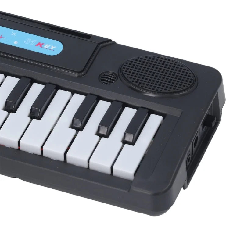 31 Keys Kids Piano Keyboard Portable Electronic Keyboard With Microphone For Beginners 3-6 Years Old Boys Girls