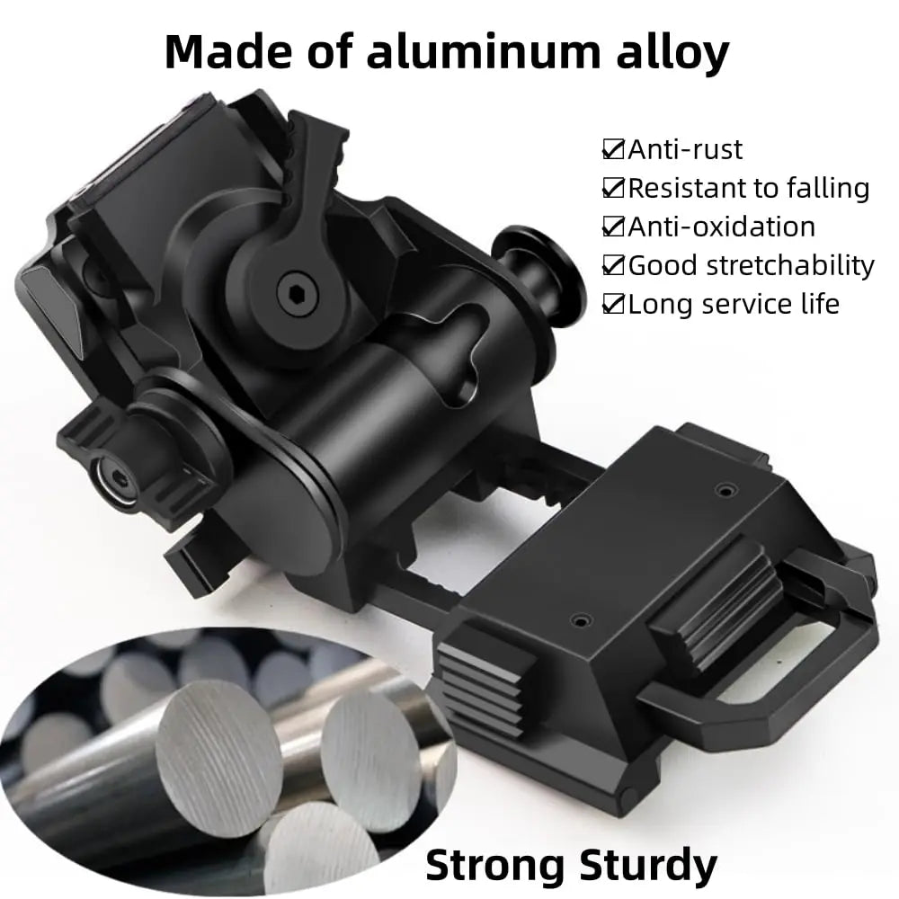 BOOIU New L4G24 NVG Tactical Helmet Mount Metal/Nylon Holder Bracket For PVS15/18  Goggles Night Vision Stent Helmet Accessories