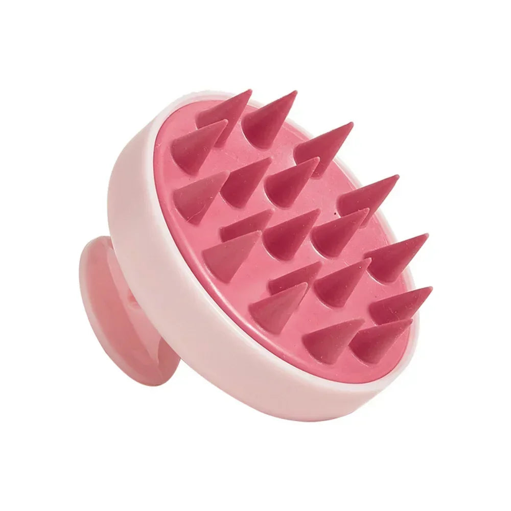 Soft Silicone Scalp Massage Brush  Hair Washing Comb Shower Bath Body Massage Brush Anti-slip Hair Care Cleaning Tool