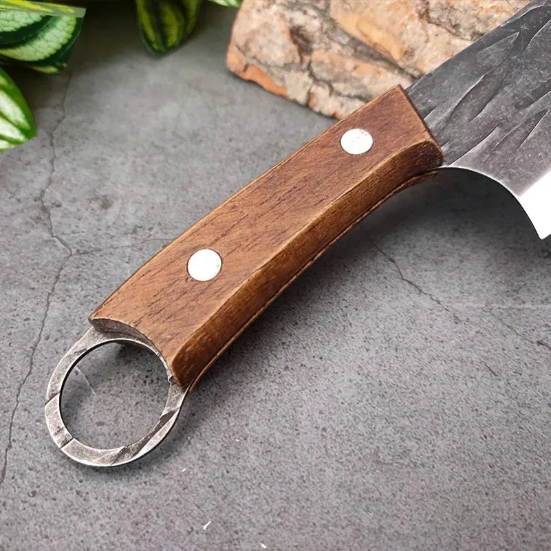 Cleaver Knife Slicing Fish Meat Vegetables Boning Butcher Knife Stainless Steel Wooden Handle Kitchen Knives Chef Cooking Knifes