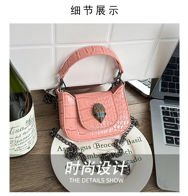 Best Superstar Show Original Diaper Bag, Retro Textured Leather, High-End Minimalist Crossbody Handbag For Party
