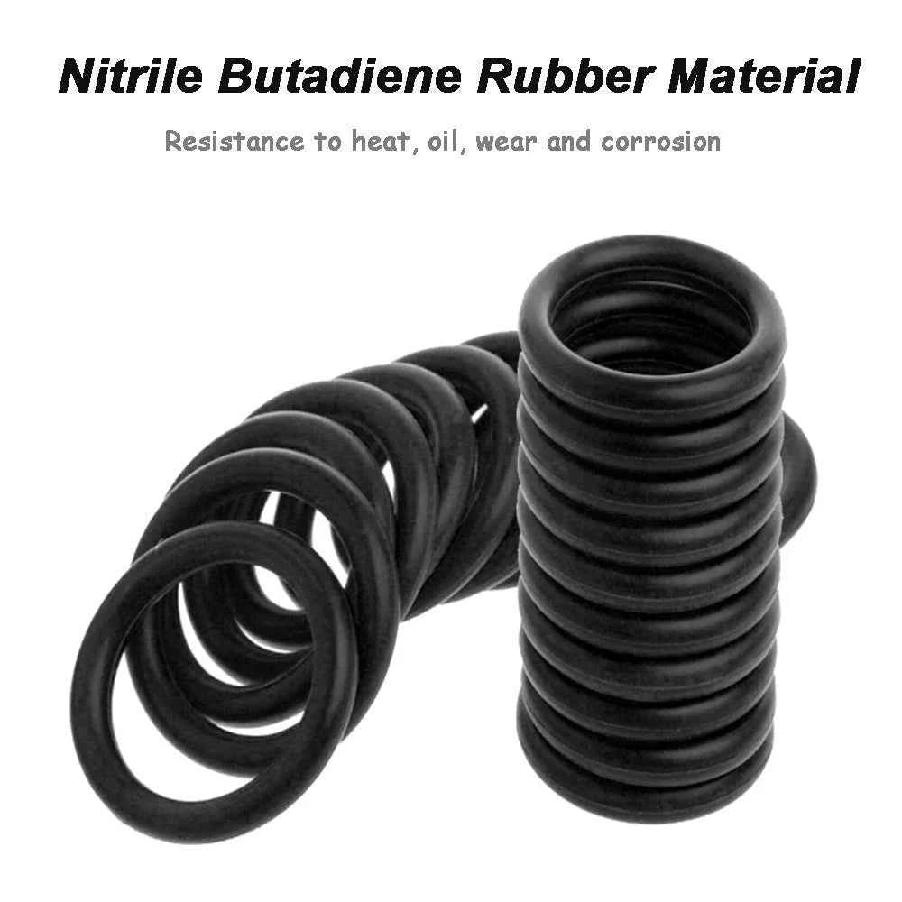 419/225PCS Set Universal O-Ring Assortment 32 Size Nitrile Rubber Ring Seal O Ring Gasket for Plumbing Automotive Faucet Repair