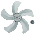 16 Inch Household Plastic Fan Blade Five Leaves With Nut Cover For Pedestal Transparent Table Stand Fanner General Accessories