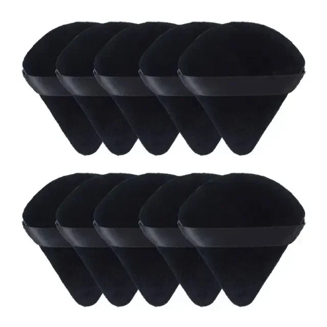 2/5/10/20Pcs Triangle Powder Puff Wet Dry Use For Loose Powder Liquid Cosmetic Soft Plush Powder Puff Makeup Foundation New In T