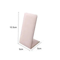 L-Shaped PU Leather 12-Hole Stud Earrings Display Stand - 3 Colors 6-Pair Capacity Jewelry Organizer for Counter Retail Display
