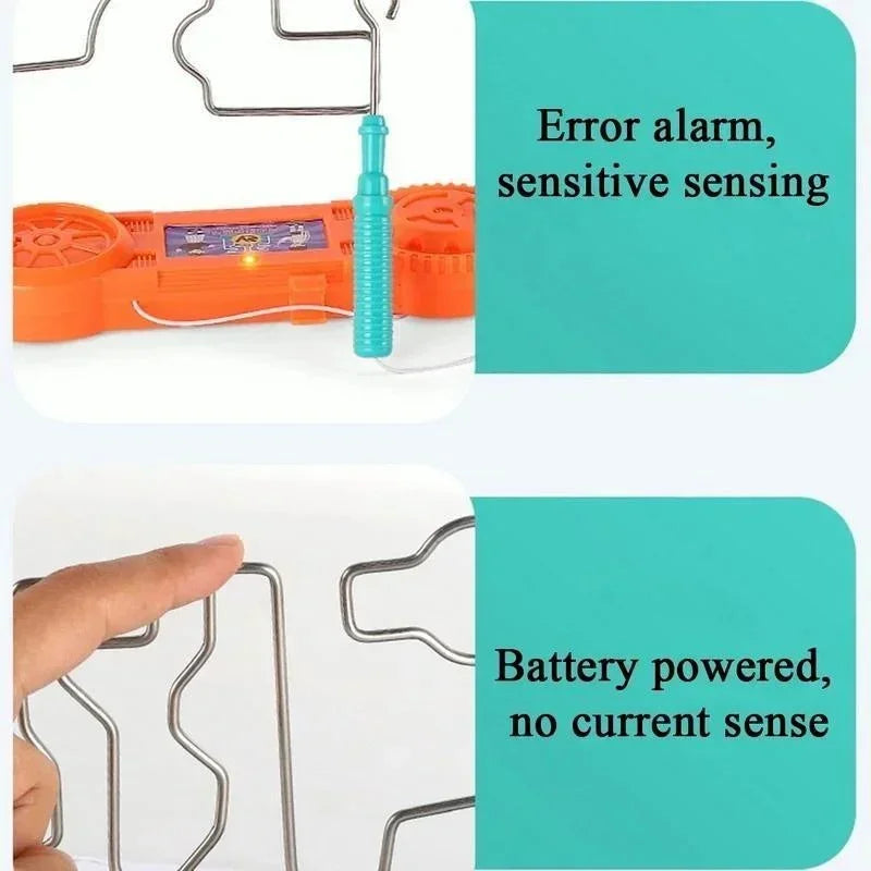 Kids Collison Electric Shock Toy Education Electric Touch Maze Game Party Funny Game Science Experiment Toys For Children Gift