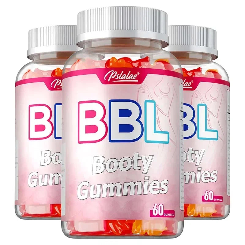 60 Gummies-3bottles Package BBL Curve Support Gummies – Natural Hip & Vitality Formula