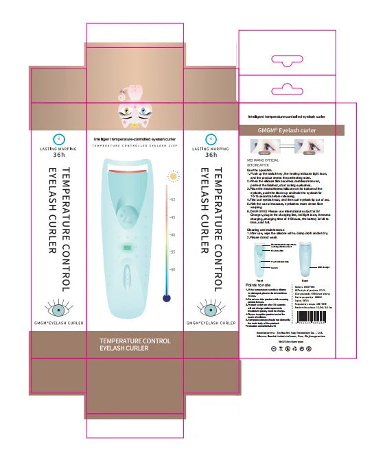 New Women Makeup Electric Heated Eyelash Curler Long Lasting Eye Lash Perm Heated Eyelashes Clip Automatic Tool