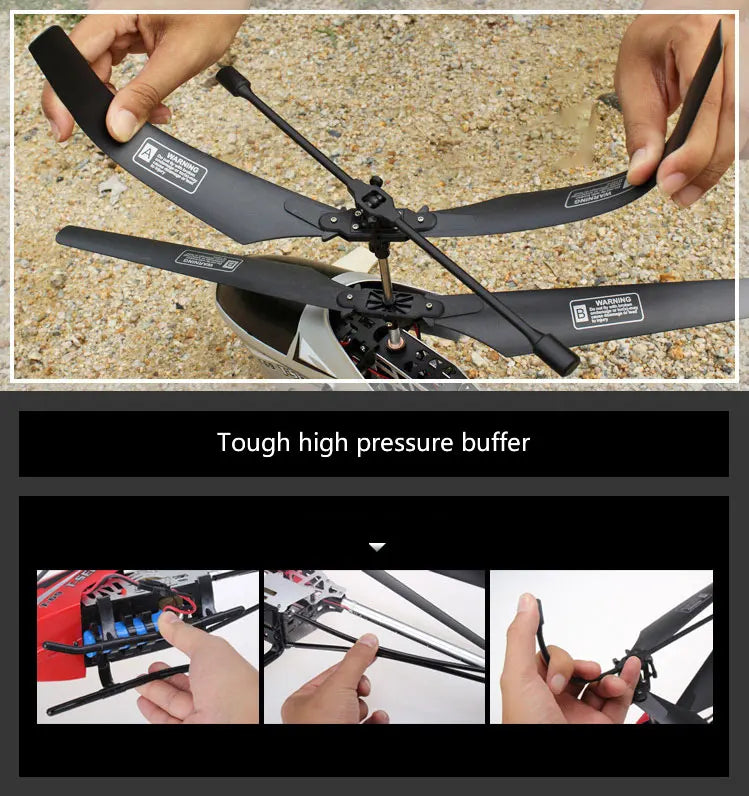 80cm Large Remote-controlled Helicopter Anti-falling RC UAV Durable Charging Model Toy Outdoor Aircraft Children's Birthday Gift