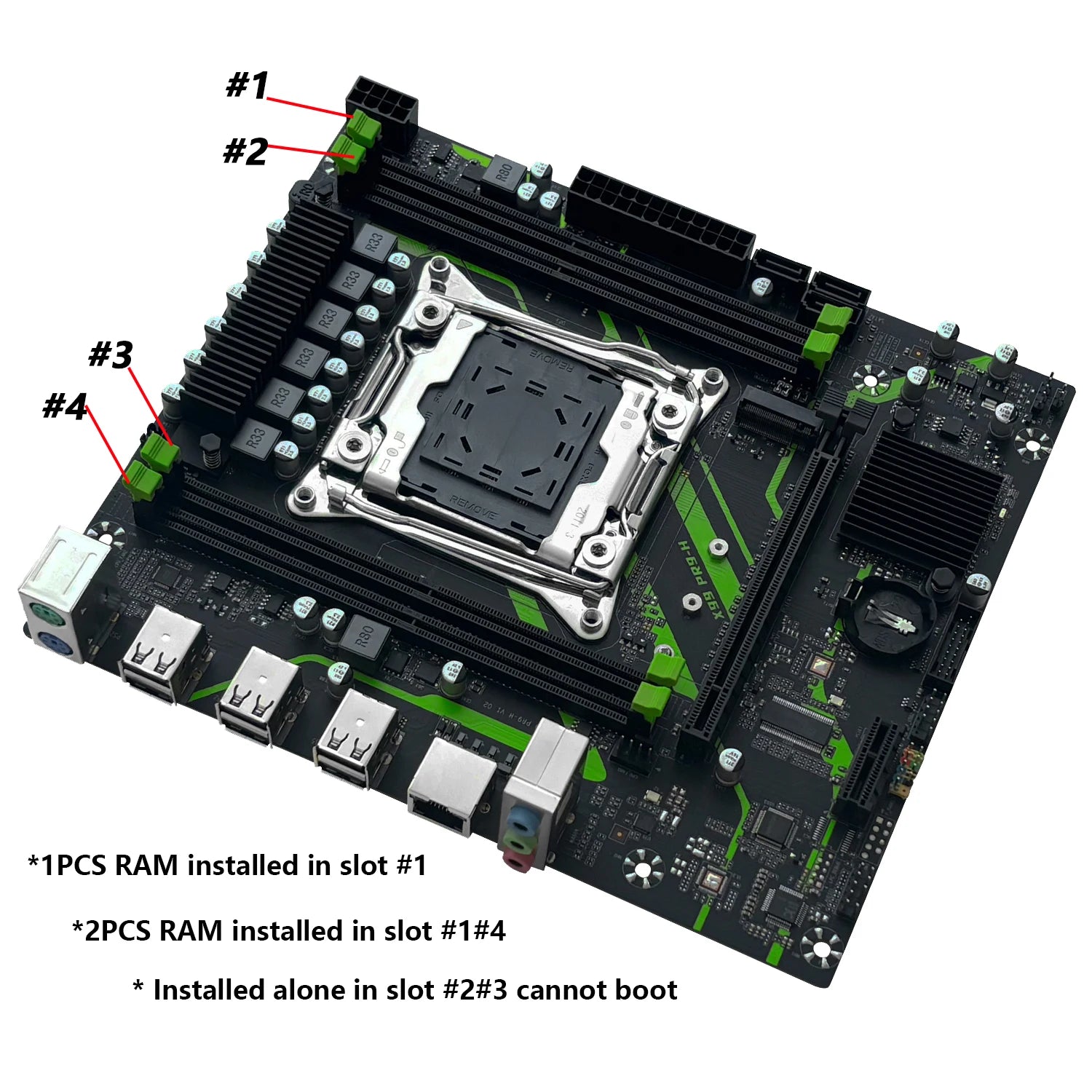 MACHINIST X99 PR9-H Motherboard Optional Xeon E5 2640 V4 LGA 2011-3 CPU Kit Set 16GB DDR4 Memory RAM NVME M.2