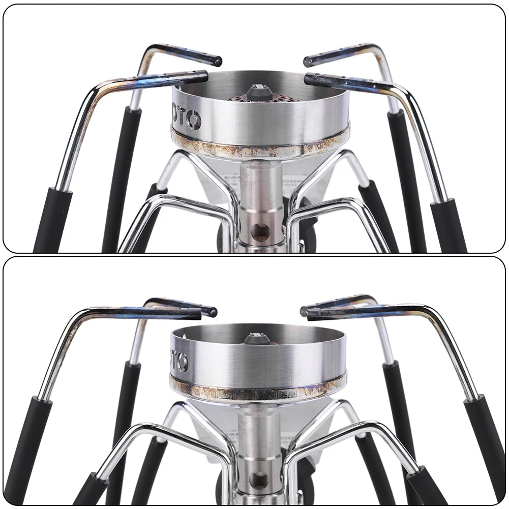 Gather Fire Windshield Gas Stove Burner Cover Windproof Spider Stove Support Wok Ring for Soto 310 Stove Camping Accessories