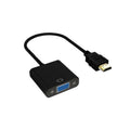 High Speed HDTV To VGA Adapter HDTV A Male To VGA Female Converter HD Scaler Video Cable Cord Converter For PC Laptop