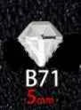 100PCS B41-80 Flat Bottom Special-Shaped Drill  Crystal Sleek Rhinestone 3D Manicure Nail Art Decoration Charms Jewelry