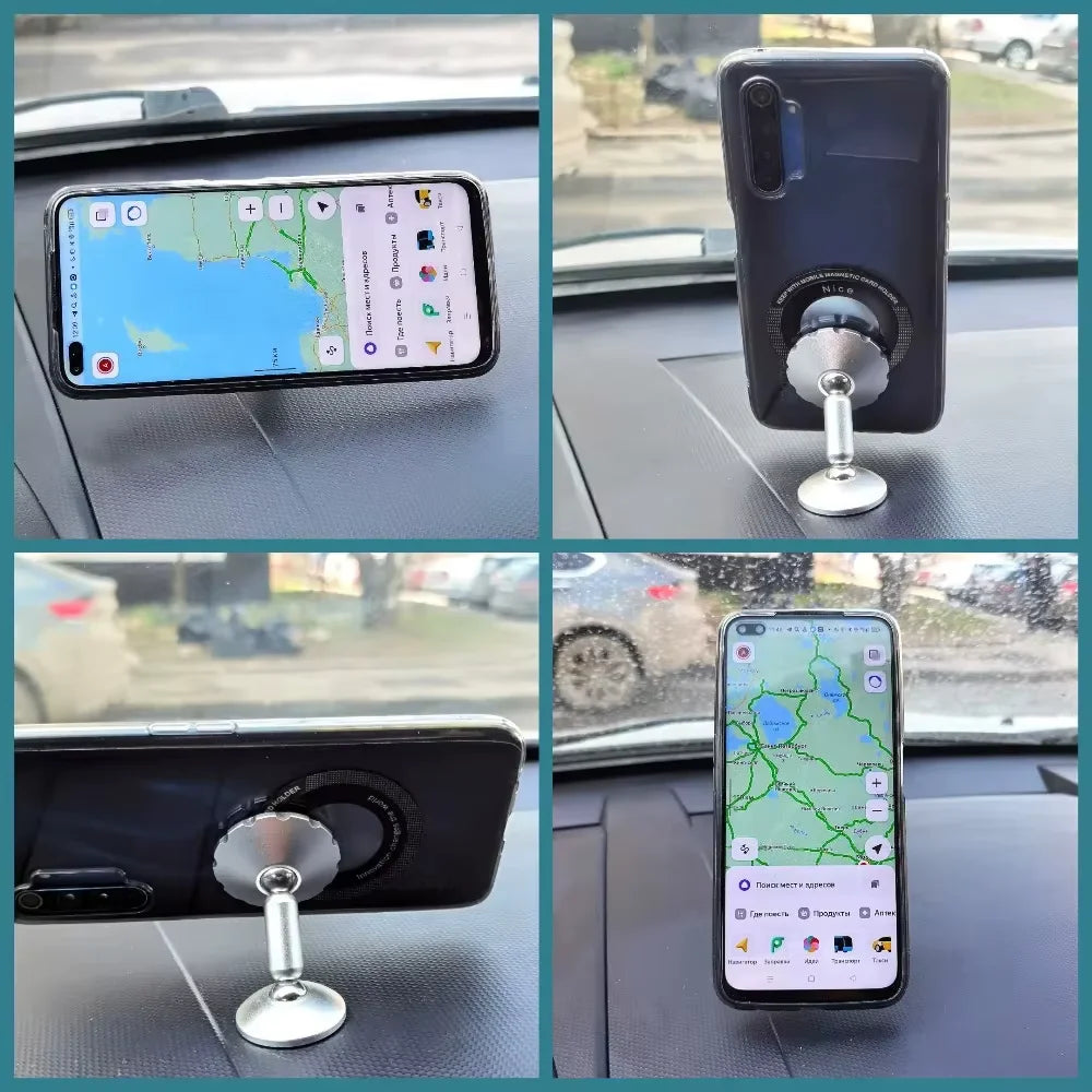 Heat Sink Magnetic Ring Phone Holder Accessory Magnetic Attraction Plate For iPhone Samsung Xiaomi For Wireless Charging Base