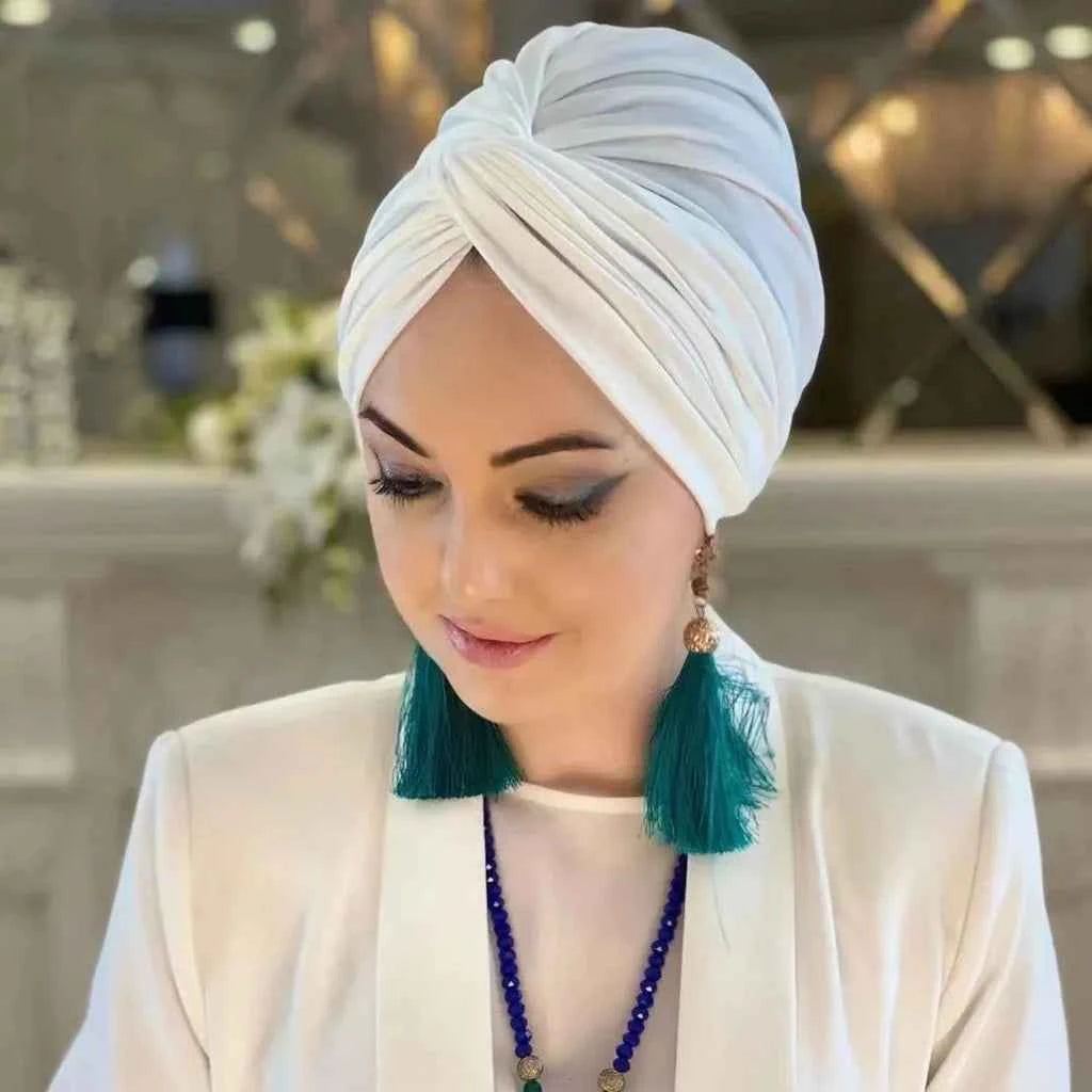 Muslim Modest Hijab Cap Undercap Abaya Hijabs For Woman Islamic Abayas Jersey Instant Wrap Women Crinkle Arabic Modal Silk Caps