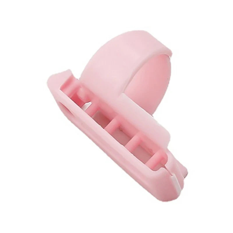 Yarn Guide Finger Holder Set Yarn Guide Separated Yarns Tools Metal Knitting Thimble Crafting Accessories