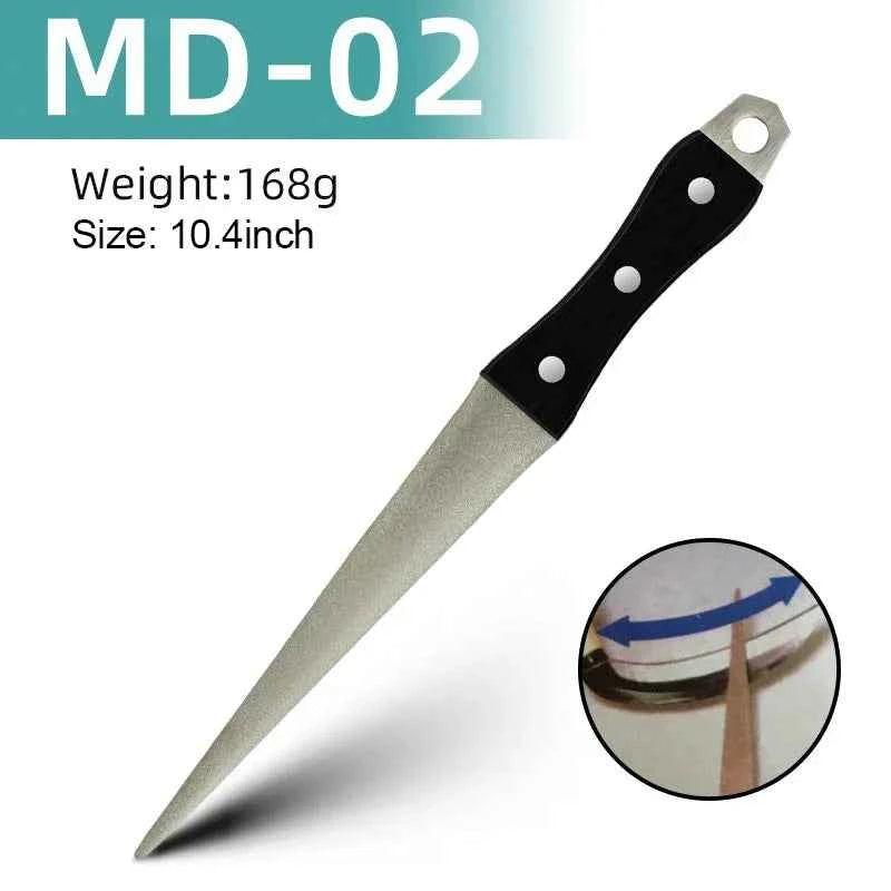 Whetstone Stone Diamond Knife Sharpener Knife Sharpening Curved Surface for Knife Scissors Honing Bar Kitchen Grinding Tool