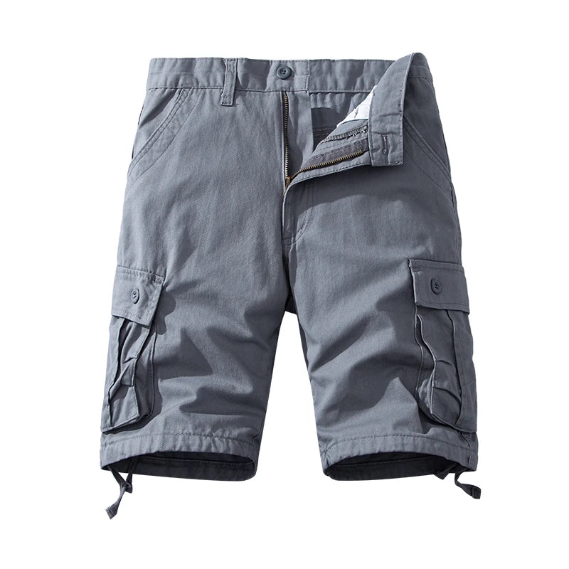 Tactical Cargo Shorts Men Camo Joggers Shorts Casual Outdoor Sports Half Pants Pocket Cotton Breathable Cargo Shorts