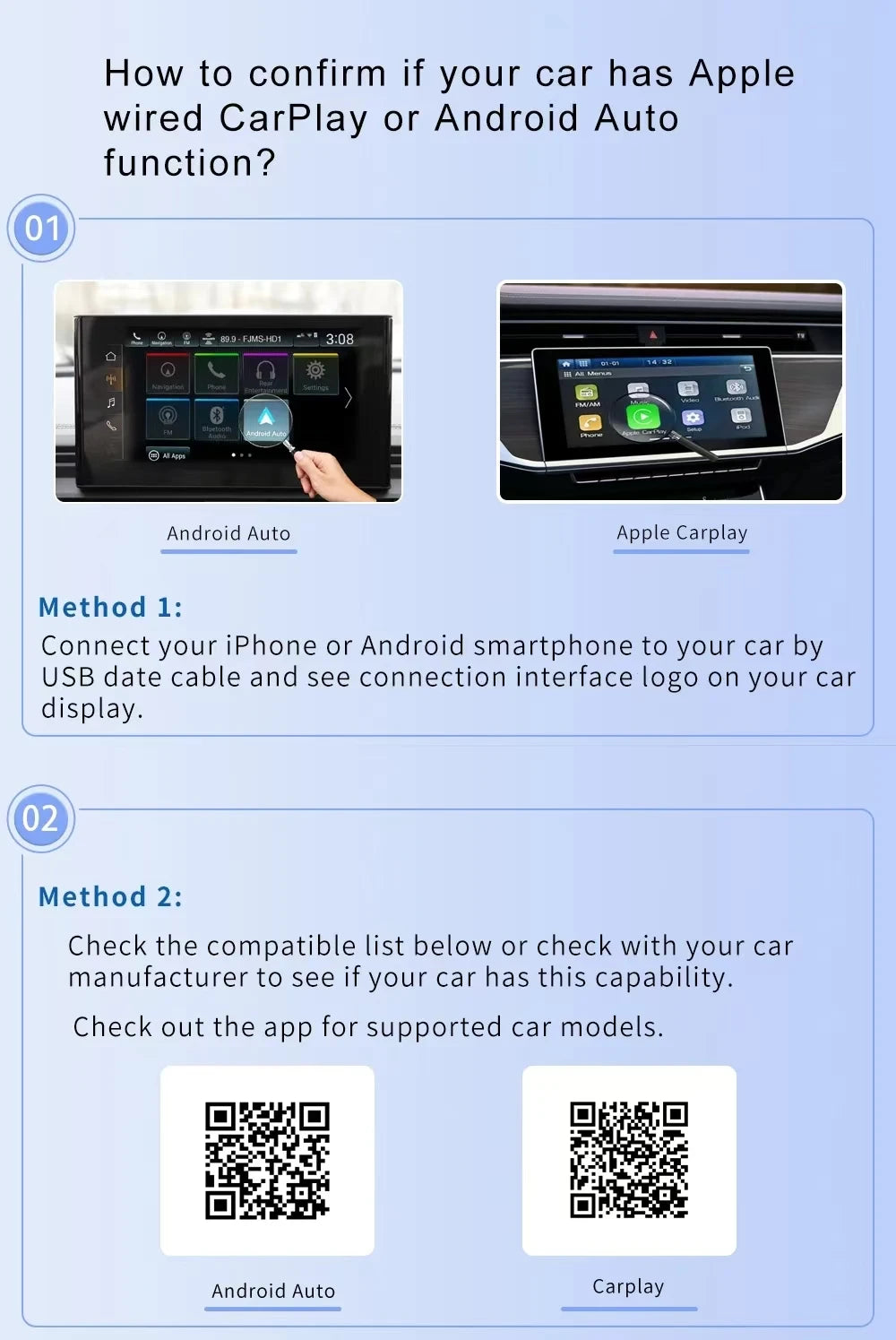 New Carplay Android Auto Auto 2 In-1 Wired To Wireless Magic Box Android Auto Car Machine Interconnect Box Plug and Playback