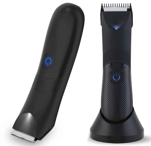 Beard trimmers Body Hair Trimmer USB Rechargeable Safe Waterproof Ceramic Blade Head Clipper with Light Arm Waist Electric Groin