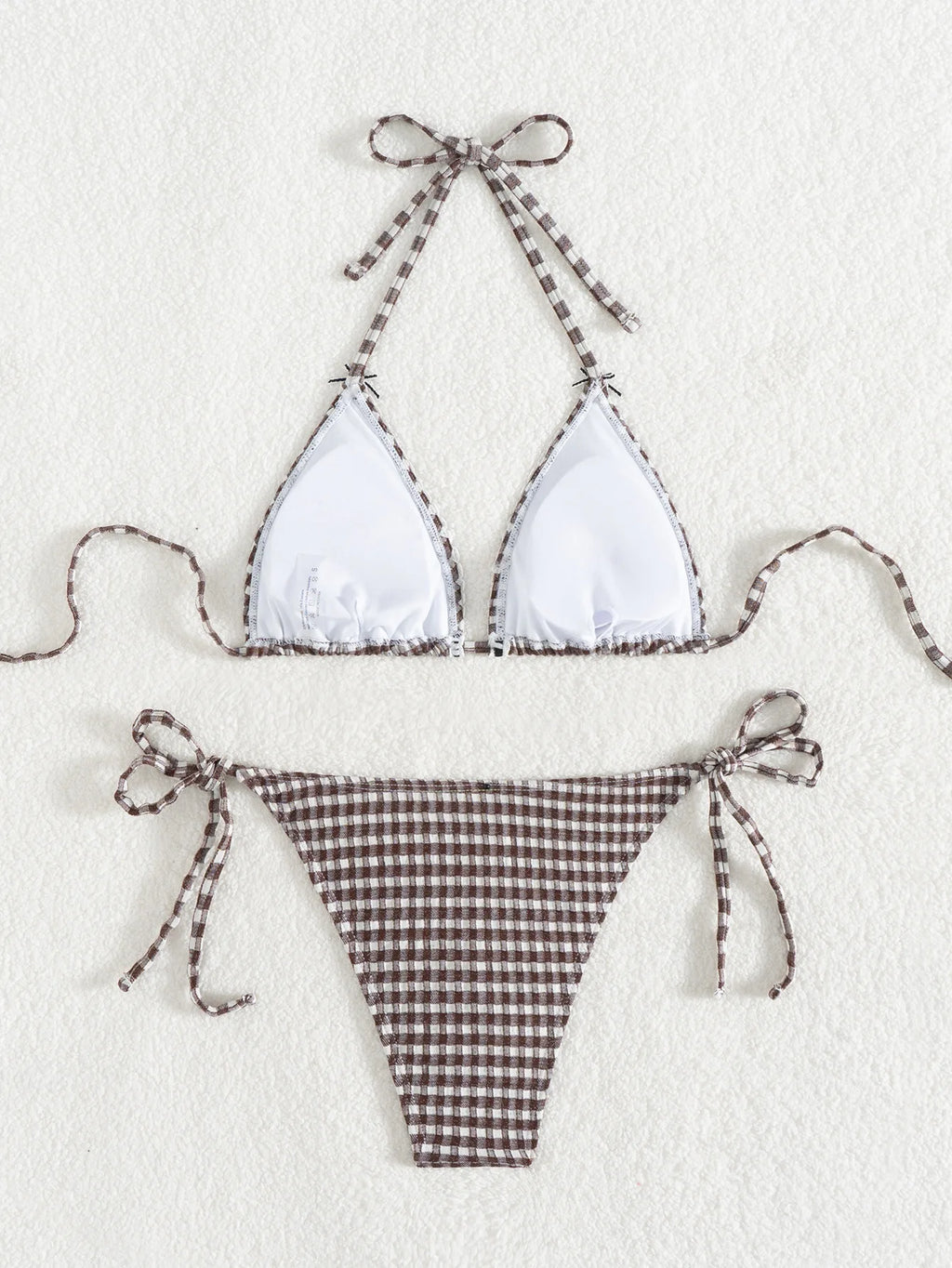 "2026 New Triangle Bikini Set - Floral Print Push Up Swimsuit & Brazilian Bottoms"