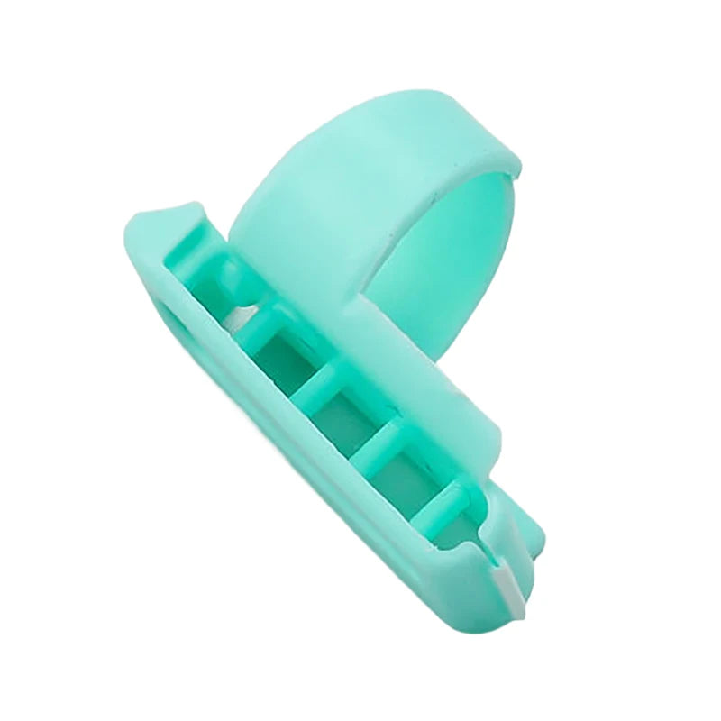 Yarn Guide Finger Holder Set Yarn Guide Separated Yarns Tools Metal Knitting Thimble Crafting Accessories