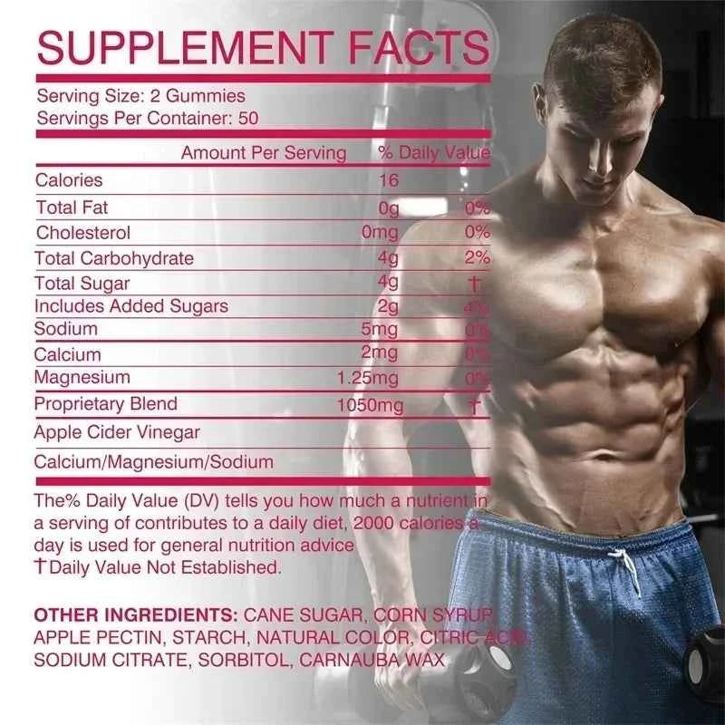 Vitality Support Male Gummies – Strength, Energy & Endurance