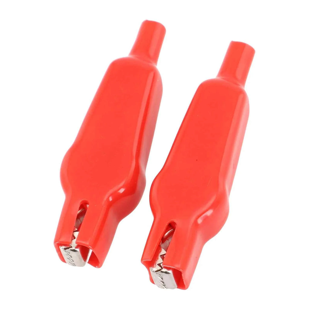 2Pcs Alligator Clip 20A PVC Sheathed Alligator Clamps DIY Test Leads Crocodile Electrical Clips Electrical Tool Parts